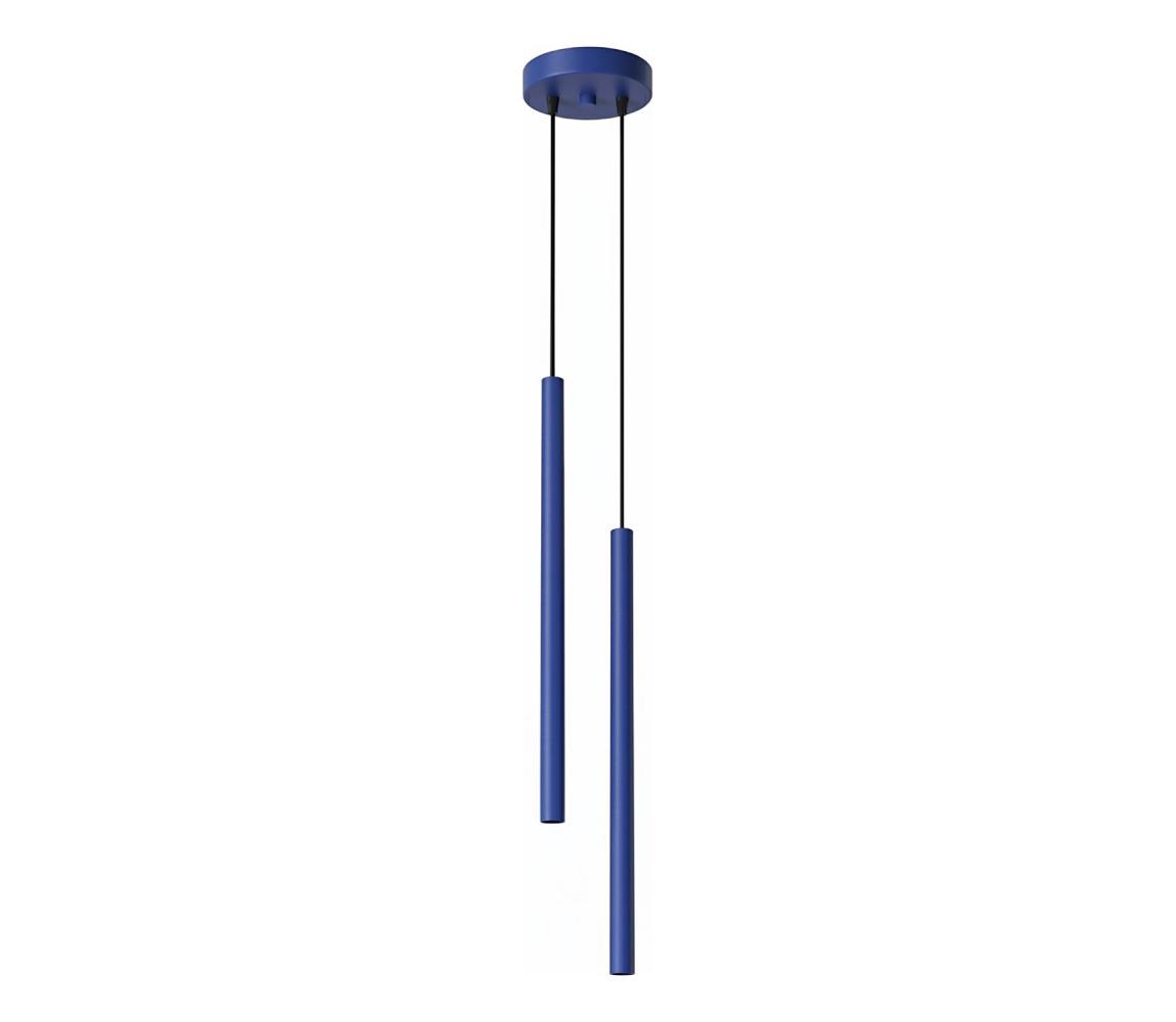 SL.2126 - Závesný luster na lanku PASTELO 2xG9/8W/230V modrý SL.2126