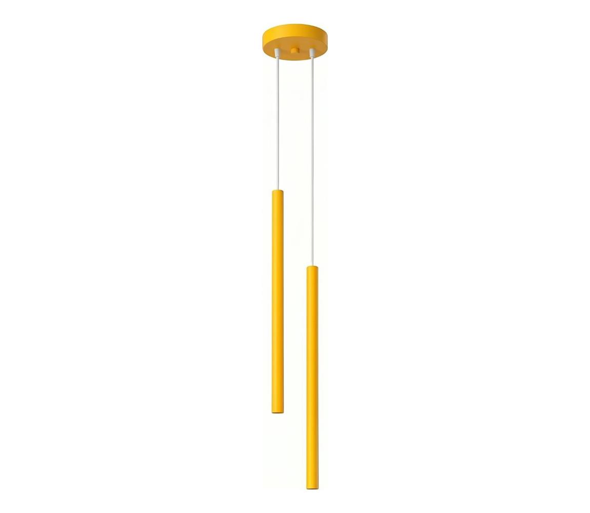 SL.2138 - Závesný luster PASTELO na lanku 2xG9/8W/230V žltá SL.2138