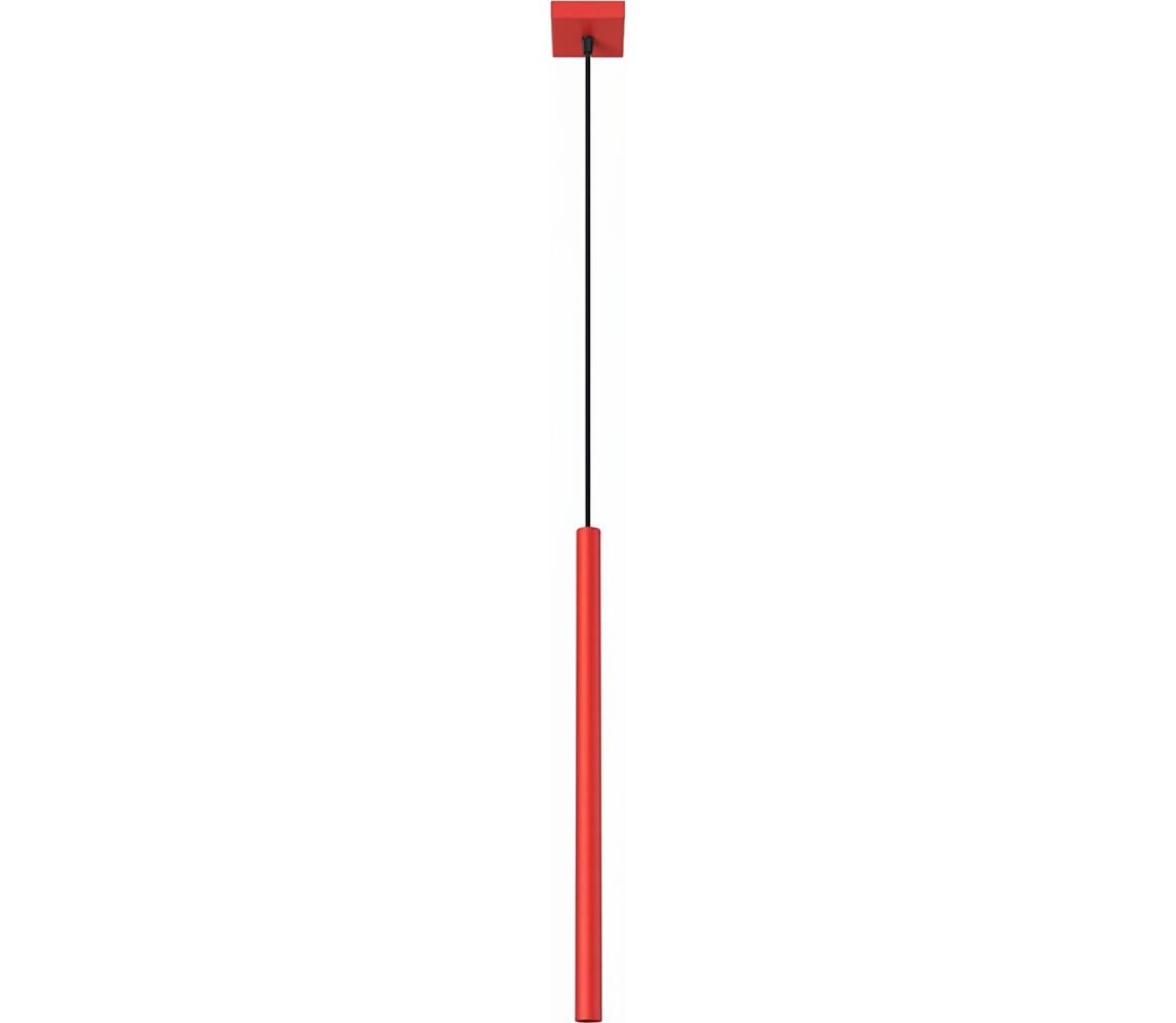 SL.2141 - Závesný luster na lanku PASTELO 1xG9/8W/230V červená SL.2141