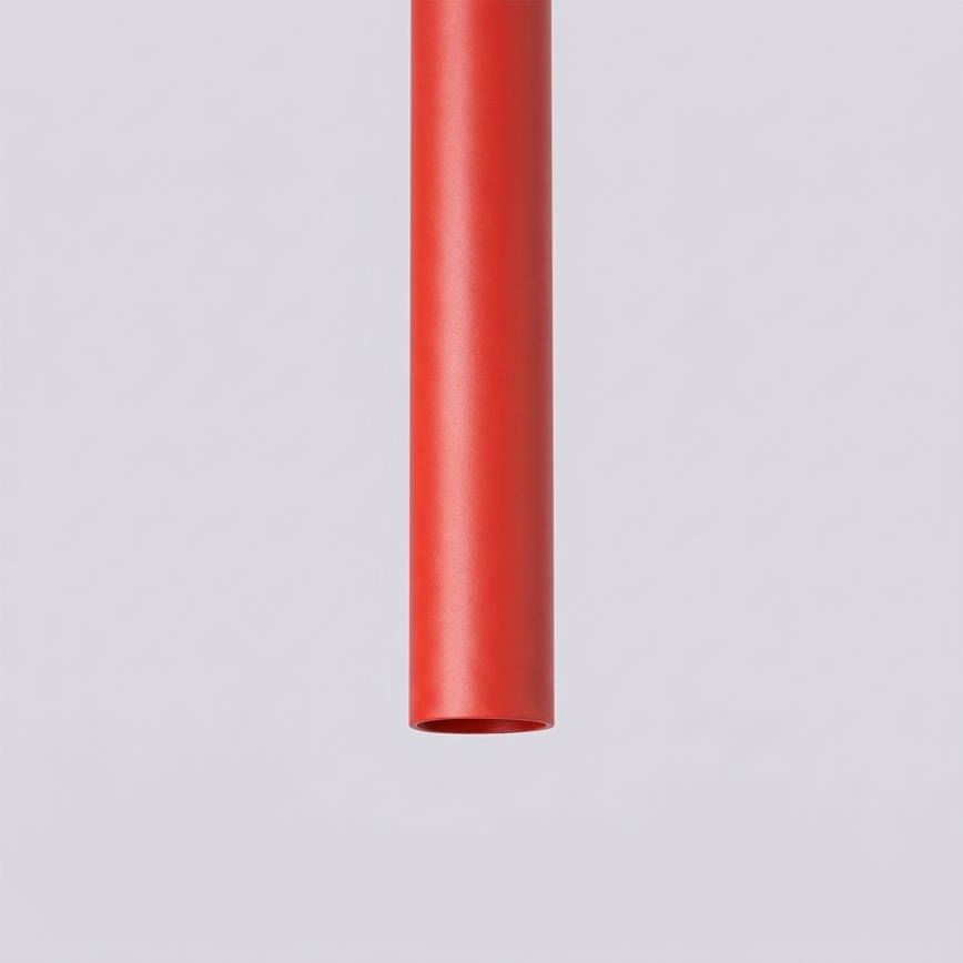 Závesné svietidlo na lane PASTELO 2xG9/8W/230V červené