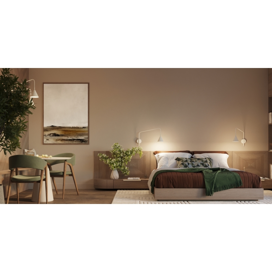 Nástenné svietidlo NOX 1xE14/10W/230V krémové