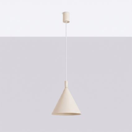Luster na lanku NOX 1xE27/15W/230V krémový
