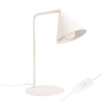 Stolná lampa NOX 1xE14/10W/230V krémová