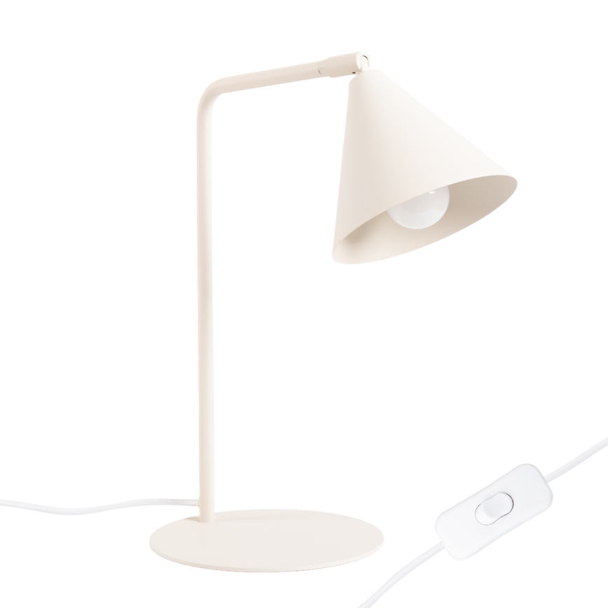 Stolná lampa NOX 1xE14/10W/230V krémová