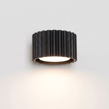 Nástenné svietidlo AURA 1xGX53/10W/230V čierne
