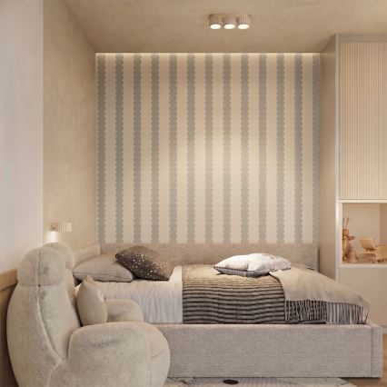 Nástenné svietidlo AURA 1xGX53/10W/230V krémové
