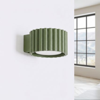 Nástenné svietidlo AURA 1xGX53/10W/230V zelené