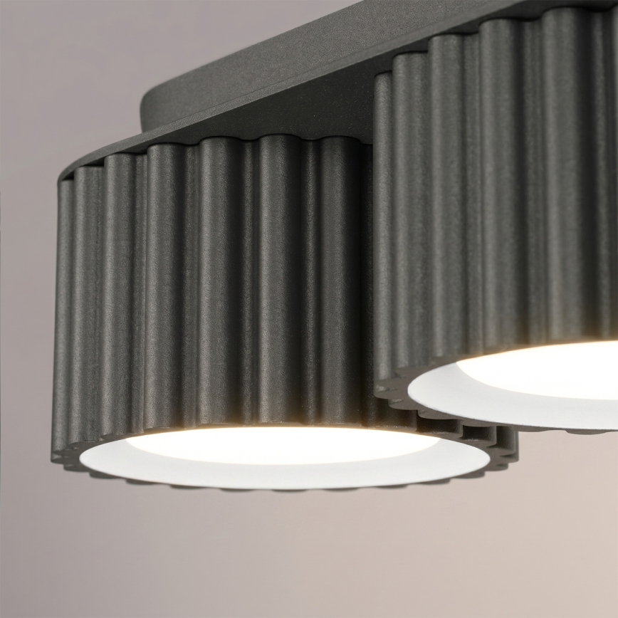 Bodové svietidlo AURA 3xGX53/10W/230V čierna