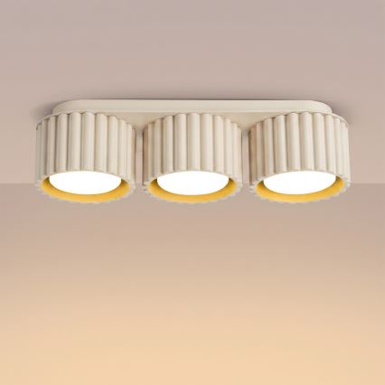Bodové svietidlo AURA 3xGX53/10W/230V krémové