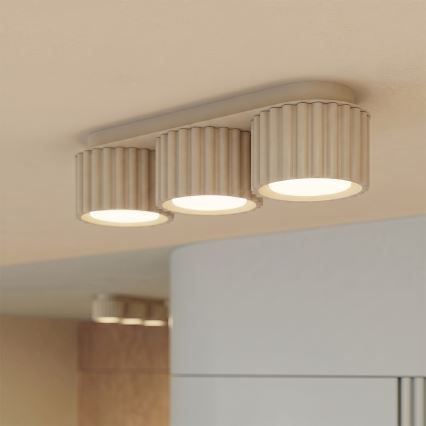 Bodové svietidlo AURA 3xGX53/10W/230V krémové