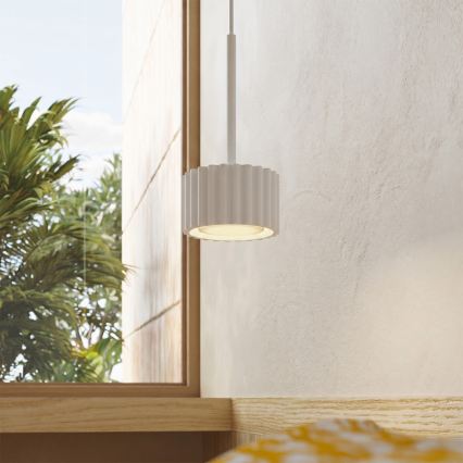 Luster na lanku AURA 1xGX53/10W/230V biely