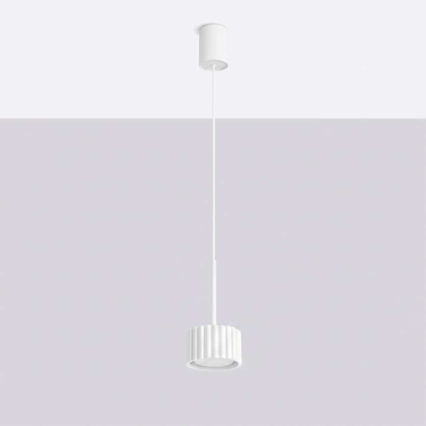 Luster na lanku AURA 1xGX53/10W/230V biely