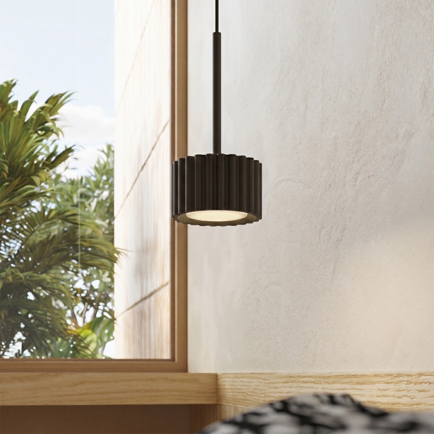 Luster na lanku AURA 1xGX53/10W/230V čierna