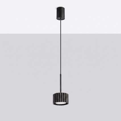 Luster na lanku AURA 1xGX53/10W/230V čierna