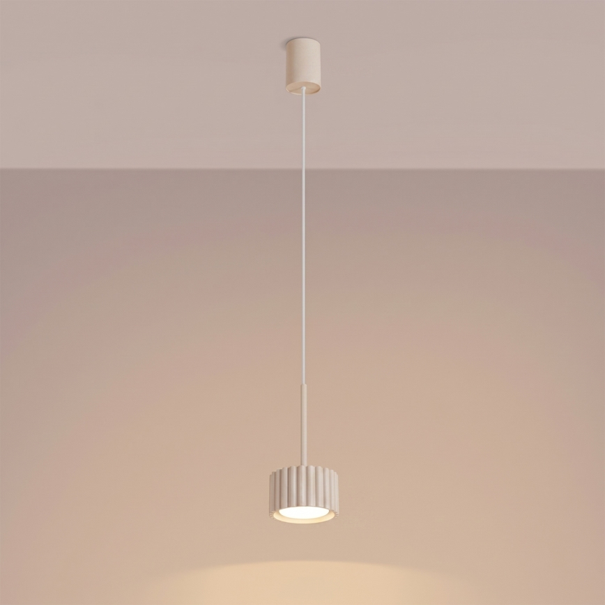 Luster na lanku AURA 1xGX53/10W/230V krémový