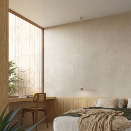 Luster na lanku AURA 1xGX53/10W/230V krémový