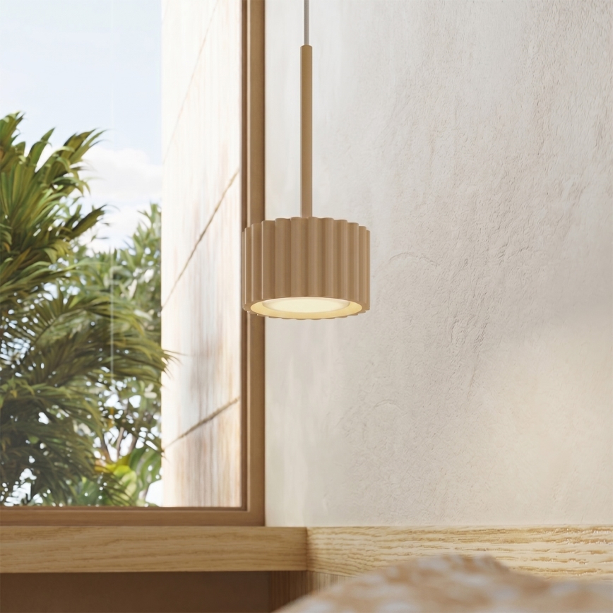Luster na lanku AURA 1xGX53/10W/230V krémový