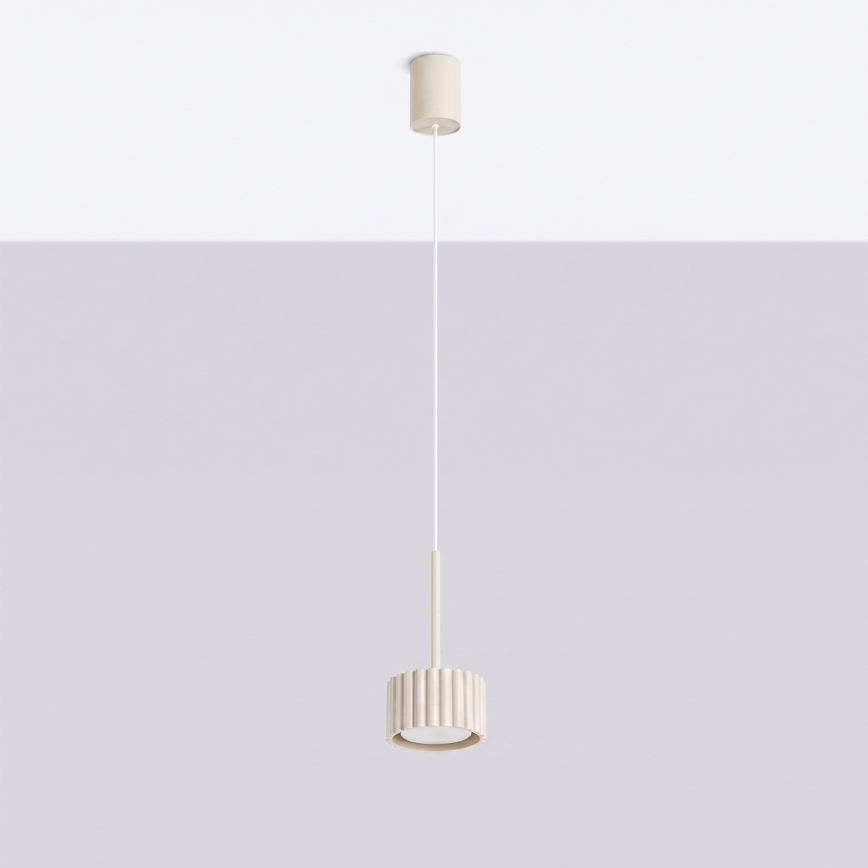 Luster na lanku AURA 1xGX53/10W/230V krémový