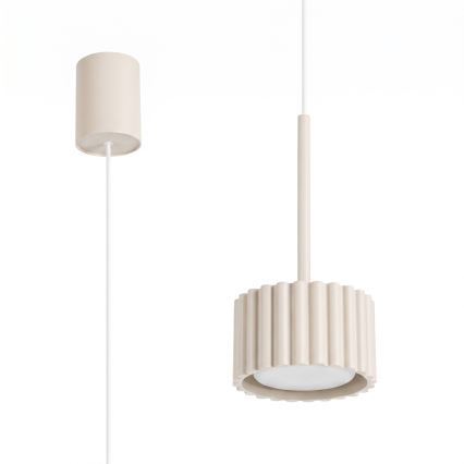 Luster na lanku AURA 1xGX53/10W/230V krémový