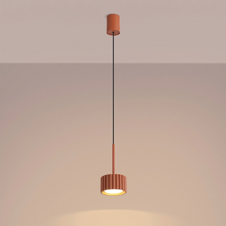 Luster na lanku AURA 1xGX53/10W/230V červený
