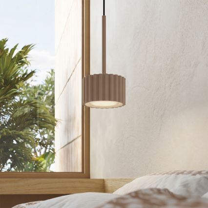 Závesný luster na lankách AURA 1xGX53/10W/230V taupe