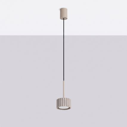 Závesný luster na lankách AURA 1xGX53/10W/230V taupe