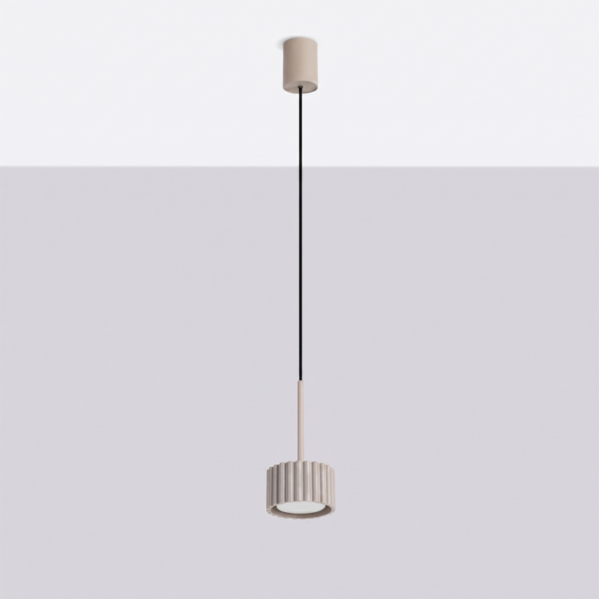 Závesný luster na lankách AURA 1xGX53/10W/230V taupe