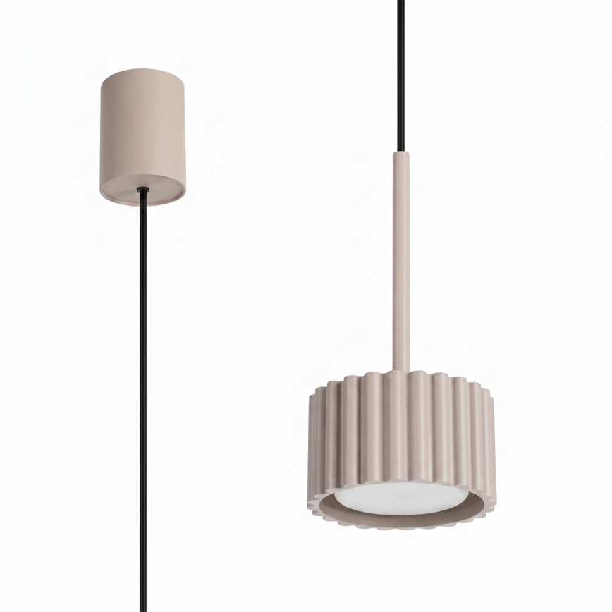 Závesný luster na lankách AURA 1xGX53/10W/230V taupe