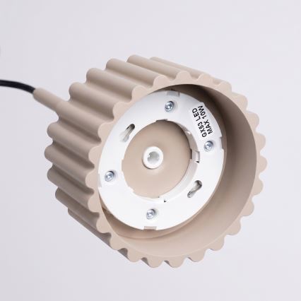 Závesný luster na lankách AURA 1xGX53/10W/230V taupe