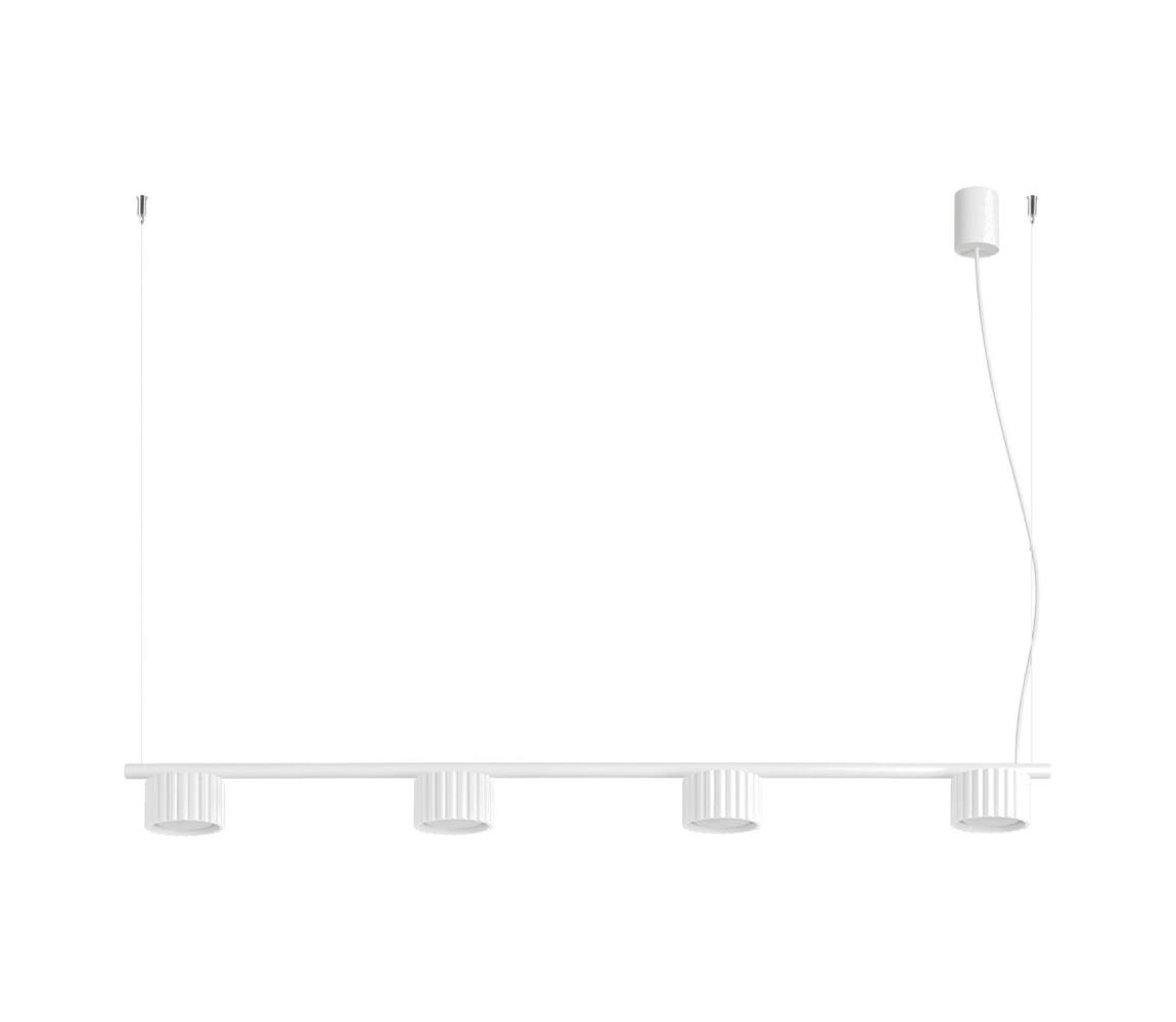 SL.2695 - Závesný luster na lanku AURA 4xGX53/10W/230V biela SL.2695