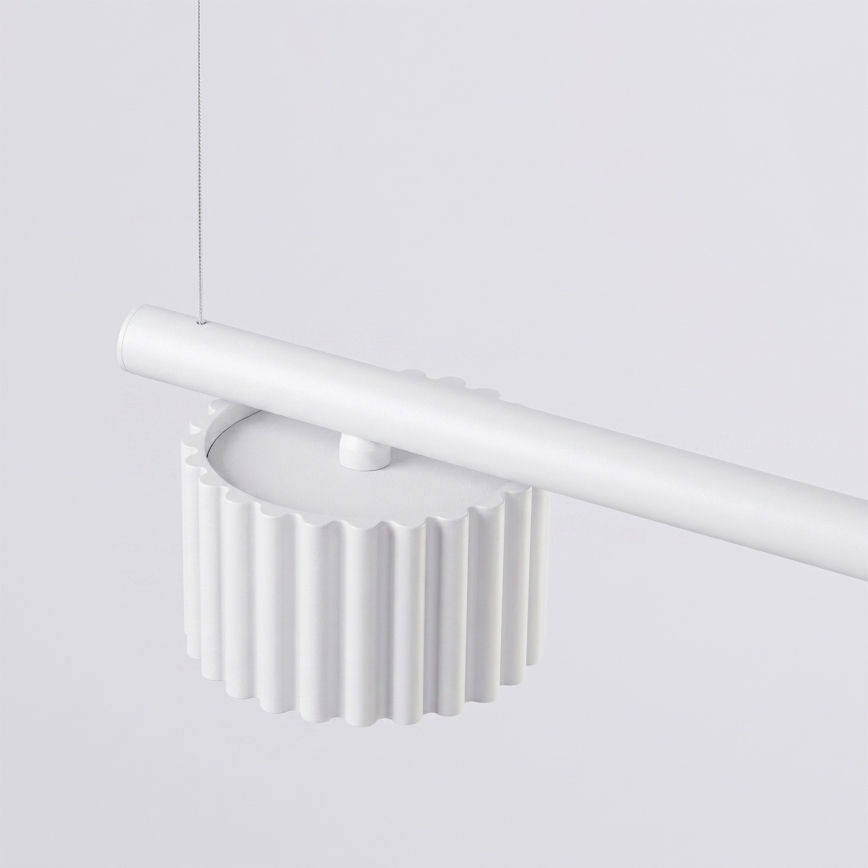 Luster na lanku AURA 4xGX53/10W/230V biela