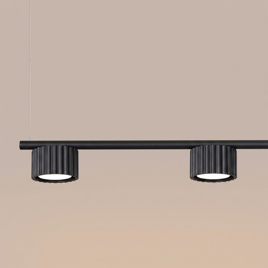 Luster na lanku AURA 4xGX53/10W/230V čierny