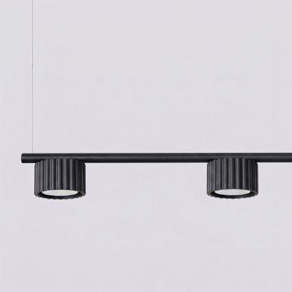 Luster na lanku AURA 4xGX53/10W/230V čierny