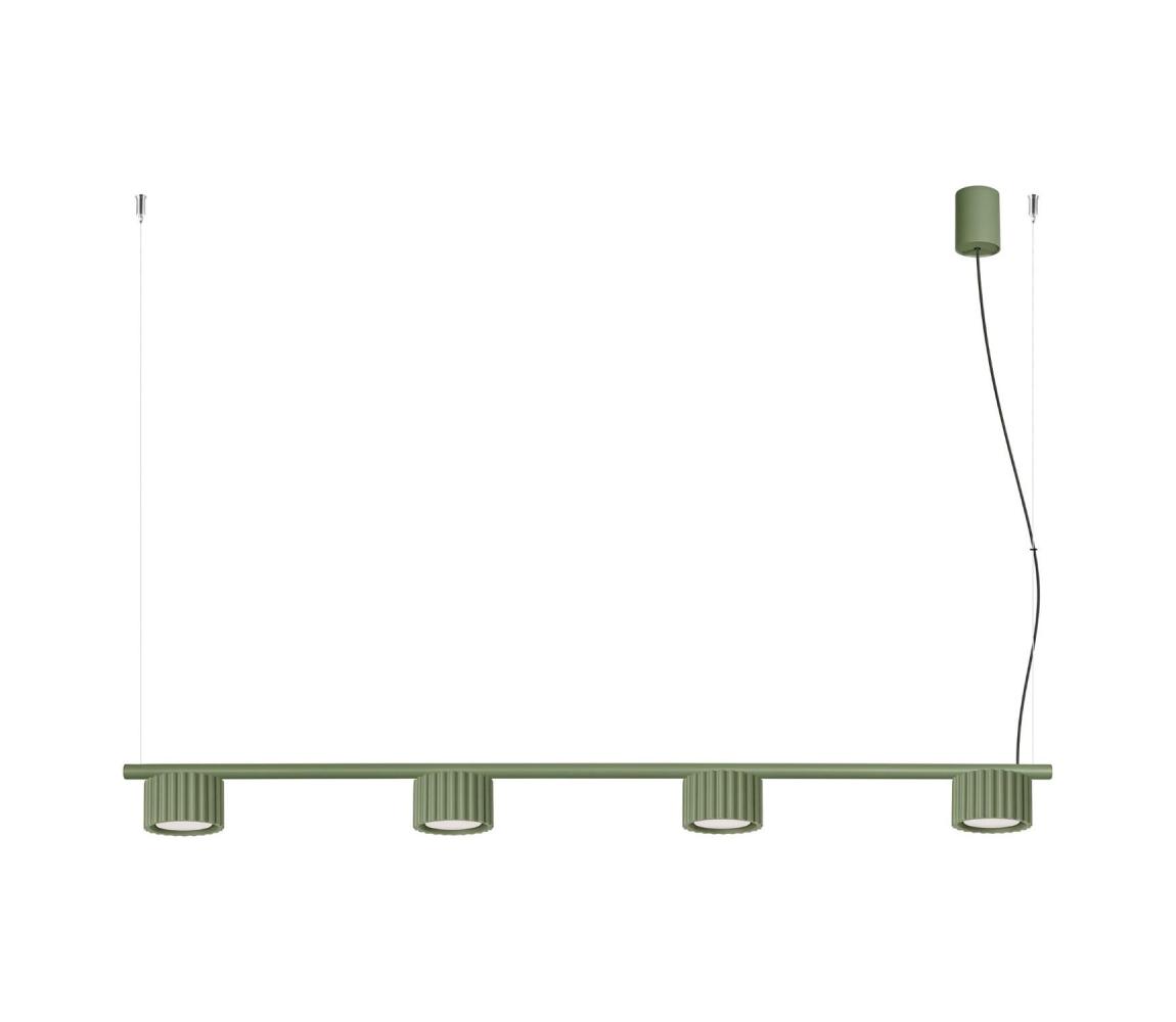SL.2698 - Luster na lanku AURA 4xGX53/10W/230V zelený SL.2698
