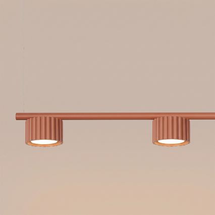 Luster na lanku AURA 4xGX53/10W/230V červený