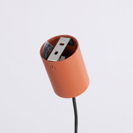 Luster na lanku AURA 4xGX53/10W/230V červený