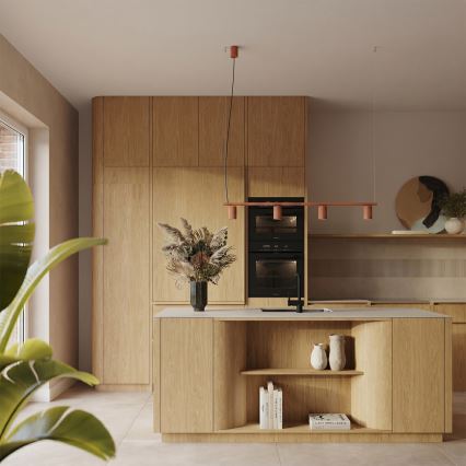 Závesné svietidlo na lanku KARBON 4xGU10/10W/230V oranžové