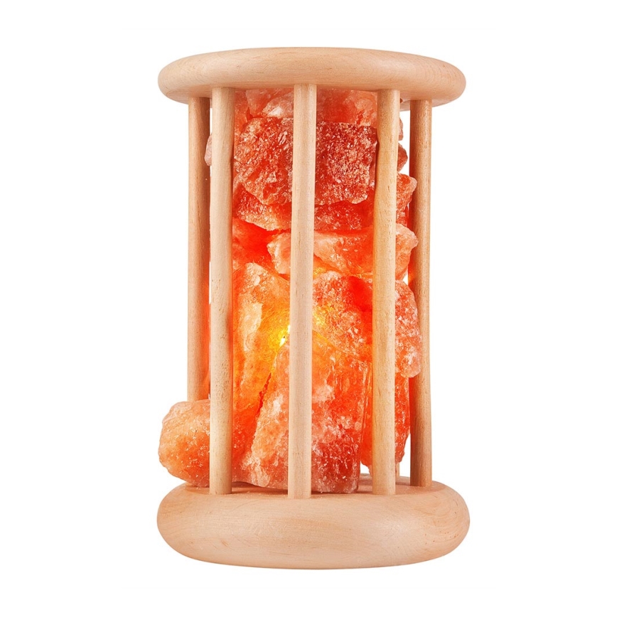 Soľná lampa SALLY 1xE14/25W/230V jelša 1,98 kg