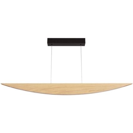 LED Stmievateľný luster na lanku DUBAI LED/14W/230V dub