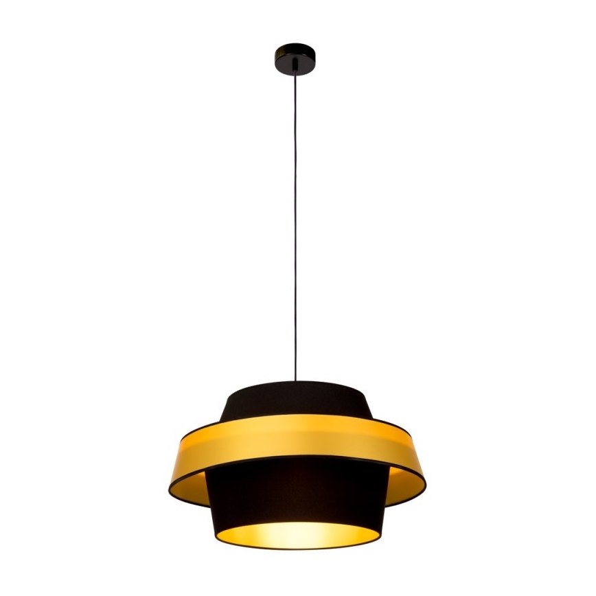 Luster na lanku PRETO GOLD 1xE27/60W/230V
