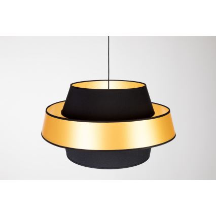 Luster na lanku PRETO GOLD 1xE27/60W/230V