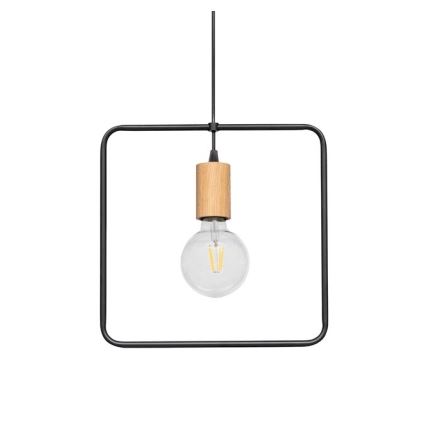Luster na lanku CARSTEN 1xE27/60W/230V matný dub