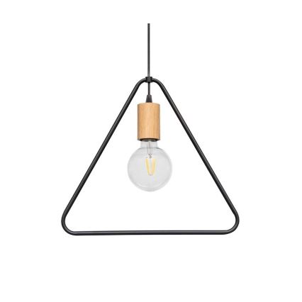 Luster na lanku CARSTEN 1xE27/60W/230V matný dub