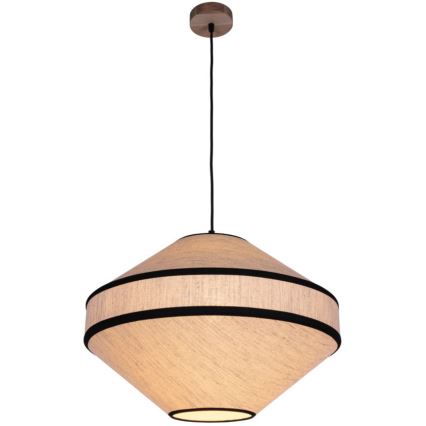 Luster na lanku AMIGO 1xE27/60W/230V dub – FSC certifikované