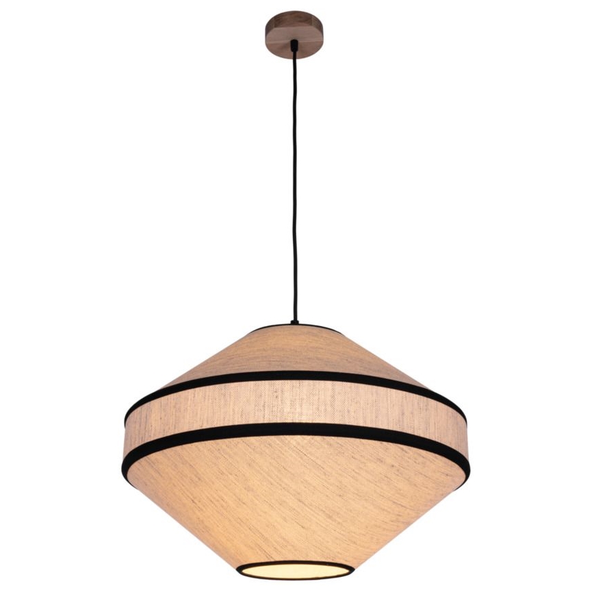 Luster na lanku AMIGO 1xE27/60W/230V dub – FSC certifikované