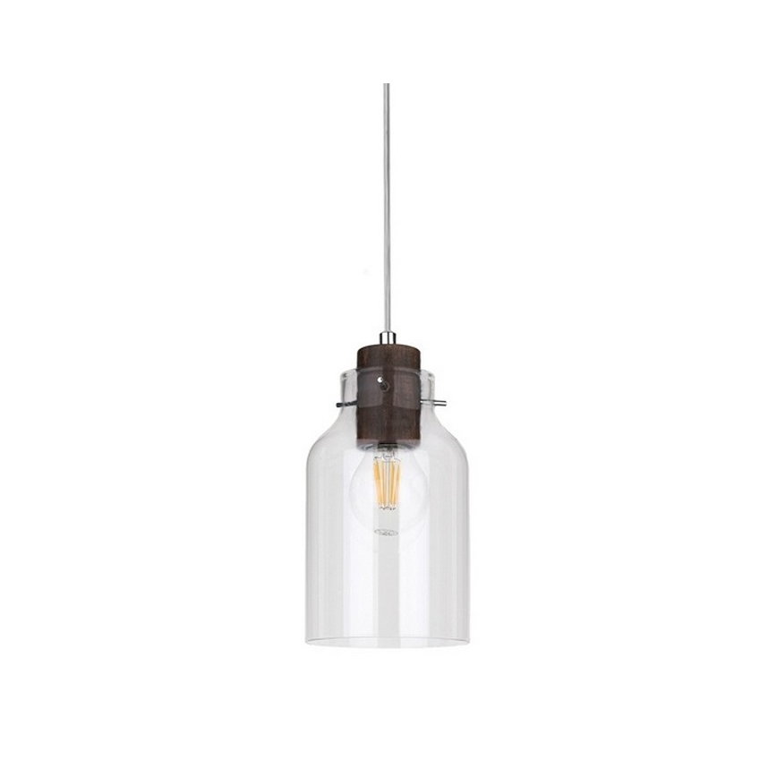 Luster na lanku ALESSANDRO 1xE27/60W/230V buk – FSC certifikované
