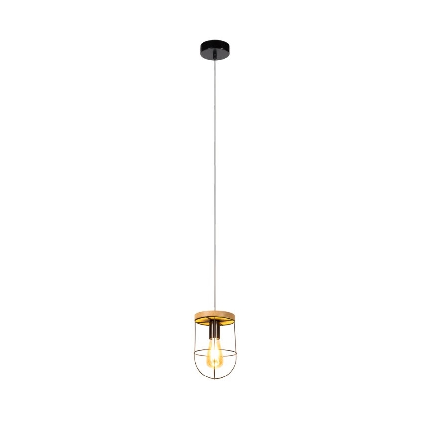 Luster na lanku NETUNO 1xE27/60W/230V dub