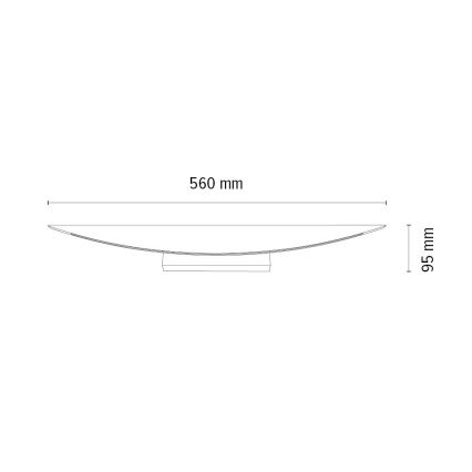 LED Stmievateľné nástenné svietidlo DUBAI LED/6,5W/230V dub – FSC certifikované