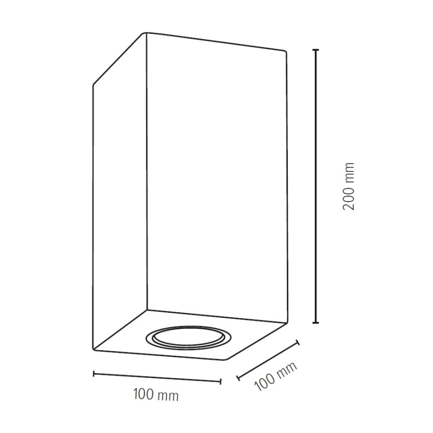 Nástenné svietidlo WOODDREAM 2xGU10/6W/230V breza – FSC certifikované