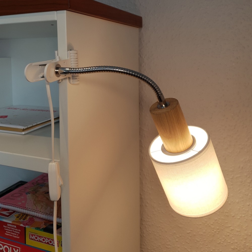 Lampa s klipom TREEHOUSE 1xE27/25W/230V dub